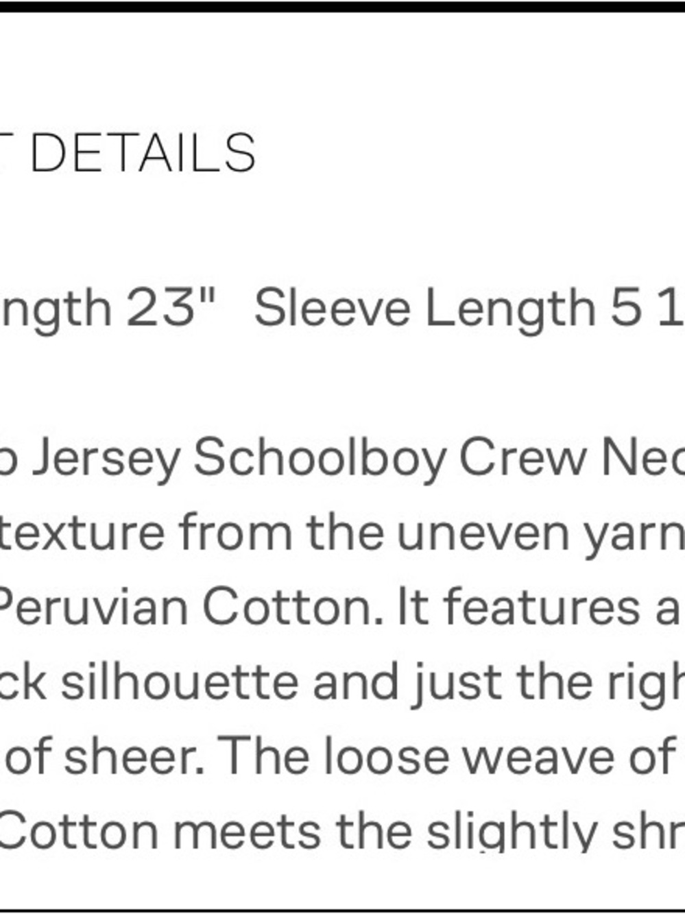 ATM Anthony Thomas Melillo Schoolboy Slub Short Sleeve Crewneck Tee - Picture 6 of 7